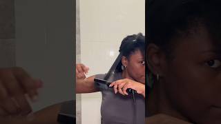 TYMO Hair Straightener on Blown out 4c Natural Hair hairstraightening [upl. by Reimer]