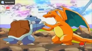 PokemonAMV Ash VS Gary Liga Jhoto [upl. by Gonyea961]