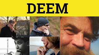 🔵 Deem  Deem Meaning  Deem Examples  Deem Defined  GRE 3500 Vocabulary [upl. by Shalom277]