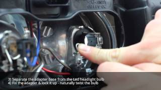 H7 amp H1  Lunex LED Headlight Bulbs installation  LC PHILIPS  Halogen Replacement [upl. by Oidale379]