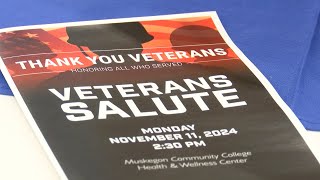 Veterans Salute at Muskegon Community College November 11 2024 [upl. by Suravaj]