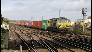 The Excellent Eastleigh  Multiple Freights amp RSS 08 Movements  17102024 [upl. by Arral]