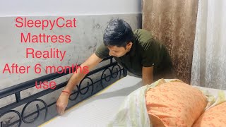 Sleepycat Hybrid Latex Mattress Review after 6 Months Best Latex Mattress In India  Orthopedic yt [upl. by Joses]