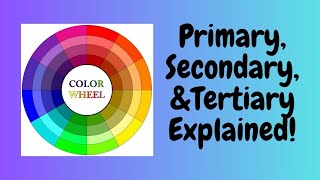 Quick Color Theory Primary Secondary amp Tertiary Colors for Beginners [upl. by Sheffield]