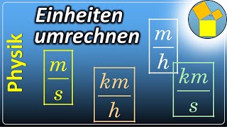 Einheiten umrechnen  Physik  wwwmathephysiktechnikde [upl. by Schluter51]