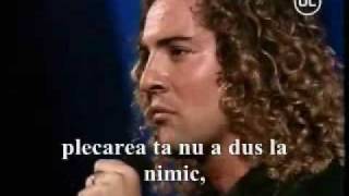 David Bisbal  Esta ausenciasubtitrare în limba română [upl. by Ellehcer]