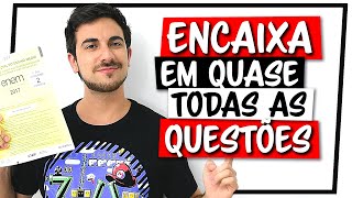 Como Resolver Matemática ENEM sem saber a matéria  Macete para ACERTAR MAIS QUESTÕES [upl. by Anid]