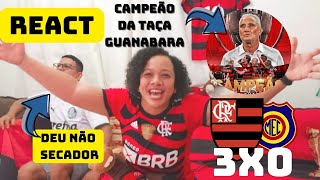 REACT FLAMENGO 3 X 0 MADUREIRA FLAMENGO CAMPEÃO DA TAÇA GUANABARA 2024 [upl. by Karly364]