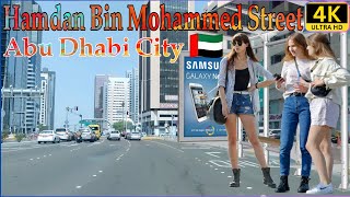 Explore Vibrant Hamdan Bin Mohammed Street Abu Dhabi City  4K Driving Tour Adventure [upl. by Chandless]