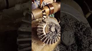 Gear slotting process Good tools and machinery make work easy [upl. by Dixil]