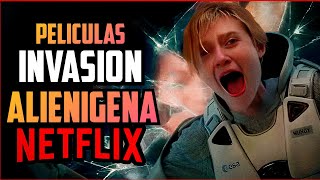 ¡No te PIERDAS las 5 PELICULAS de INVASIÓN extraterrestre en NETFLIX [upl. by Karlow771]