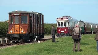 2992018 RTM Ouddorp trams in de herfstzon 4KUHD [upl. by Anail943]