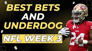 NFL WEEK 3 BEST BETS  NFL PROP PICKS WEEK 3  NFL WEEK 3 PICKS [upl. by Adihsaar]