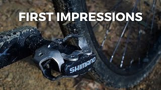 Why I switched from Crank Brothers to Shimano  Shimano SPDPedals PDM520 First Impressions [upl. by Sweatt]