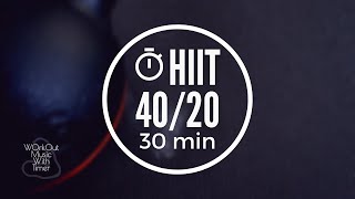 Interval Timer With Music  40 sec rounds 20 sec rest  Mix 101 [upl. by Aima]