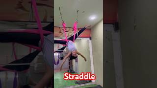 Aerial hammock straddling  How to do straddle on the silk  First Aerial climb song religion [upl. by Notsla]