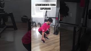 LEVANTAMENTO TERRA SUPERBAND academia fitness [upl. by Shaum]