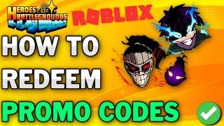 How To Redeem Codes In Heroes Battlegrounds Roblox 2024 [upl. by Yenahpets]