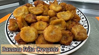 BANANA FRITA CROCANTE FÁCIL [upl. by Nysila]