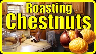 Roasting Chestnuts In The Microwave Oven  How To  From Tree to Plate [upl. by Niawtna446]