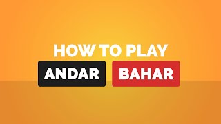 How to play Andar Bahar [upl. by Aivil]