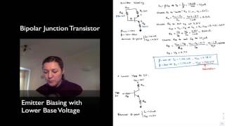 BJT Emitter Biasing cont [upl. by Som]