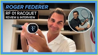 INTERVIEW Roger Federer HIMSELF unveils the new Wilson RF 01 racquet amp gives gear advice 😎 [upl. by Eetse124]