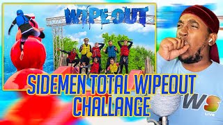 Reaction To SIDEMEN TOTAL WIPEOUT CHALLENGE [upl. by Llyrrad617]