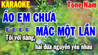 Áo Em Chưa Mặc Một Lần Karaoke Tone Nam Nhạc Sống Beat Chuẩn 2024  Thanh Hải [upl. by Treborsemaj]