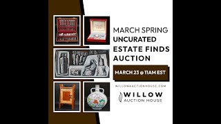 Unveiling UNSEEN Treasures at upcoming Auction  March 2023 Willow Auction House [upl. by Latnahs]