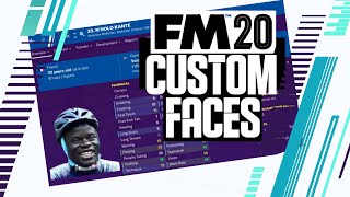 How to Add Custom Faces to FM20  Football Manager 2020 [upl. by Yank]