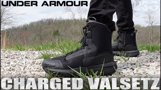 Under Armour Charged Valsetz Zip Review NEW Under Armour Tactical Boots Review [upl. by Sailesh]