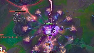 夜刀神 Yedaoshen Talon How to SOLO KILL Corki at lvl2 [upl. by Noit]