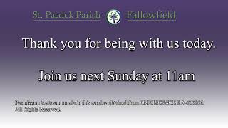 St Patrick Fallowfield  August 11th 2024  19th Sunday in Ordinary Time [upl. by Nhojleahcim812]