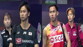 Badminton Mixed Doubles  WatanabeHigashino vs Puavarankroh Taerattanachi  India Open 2024  QF [upl. by Edmonds]