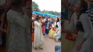 Ambe movie le chal rodi Road Languriya dance song shortvideo sorts [upl. by Ojahtnamas560]