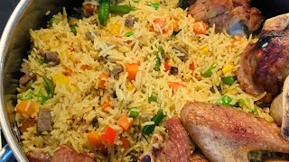 HOW TO MAKE BASMATI NIGERIAN FRIED RICE  NIGERIAN BASMATI FRIED RICE RECIPE  Nigerian fried rice [upl. by Asilaj755]