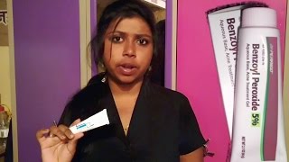 Benzoyl Peroxide Gel for Pimples and Black spot Review amp Unboxing [upl. by Hsirrehc]