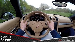 Porsche Boxster 981 POV Test Drive  Acceleration 0  200 kmh [upl. by Nipha]