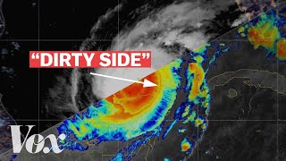 The quotdirty sidequot of a hurricane explained [upl. by Elleiand]