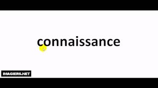 How to pronounce in French  connaissance [upl. by Daniels711]