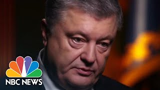 Poroshenko  ‘Please Get Out From Ukraine Mr Putin’  NBC News [upl. by Beane]