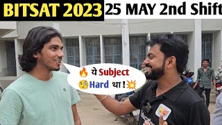 BITSAT 2023  EXAM CENTER 😱STUDENTS REVIEW  25 MAY 🕔 2ND SHIFT 💥 [upl. by Evilc10]