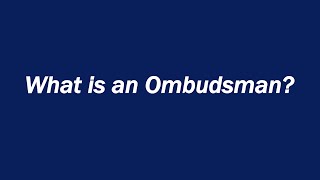 What is an Ombudsman Definition and meaning [upl. by Mmada42]