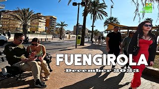 Fuengirola Spain Paseo Marítimo December 2023 Malaga Costa Del sol Andalusia España [upl. by Jovi]