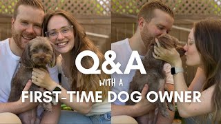 Asking my husband about his experience as a firsttime dog owner [upl. by Cirle]