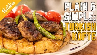 Perfect MEATBALL Recipe 🥇Must Try the Turkish way Magical KOFTE 🏆🎯🥳 [upl. by Hsejar]