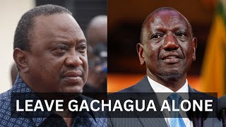 Uhuru Kenyatta responds to Gachaguas impeachment with a message for Ruto [upl. by Okim]