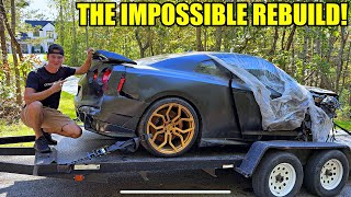 Rebuilding A Wrecked 2024 Nissan GTR In My Driveway [upl. by Kuhlman]