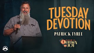 Tuesday Morning Devotion  Patrick Tyree  Sukkot 2024 [upl. by Grega416]